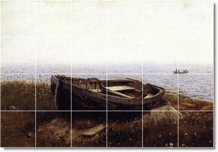 Church Waterfront Tile Murals Room Dining Wall Remodel Home Ideas