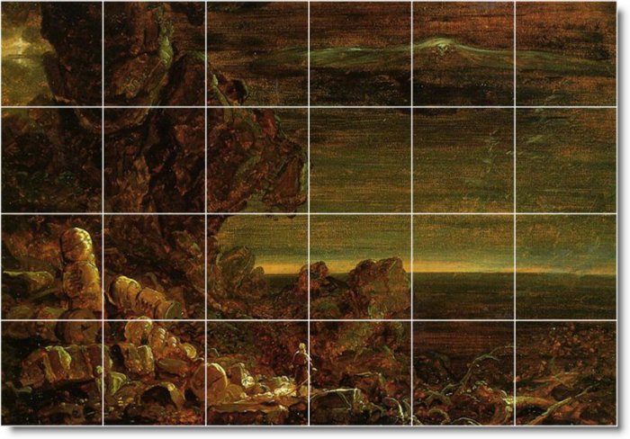 Cole Landscapes Shower Murals Bathroom Wall Floor Design Decor