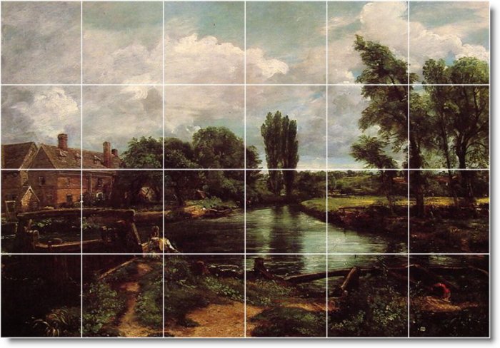 Constable Country Mural Bedroom Wall Idea Remodeling Design Home