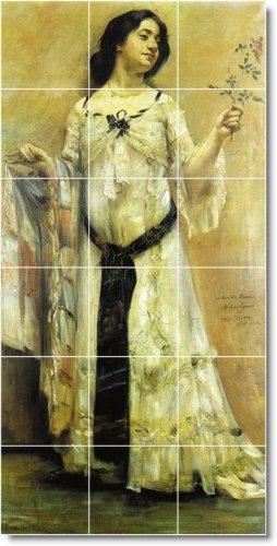 Corinth Women Tile Dining Room Wall Mural Decor Modern Interior