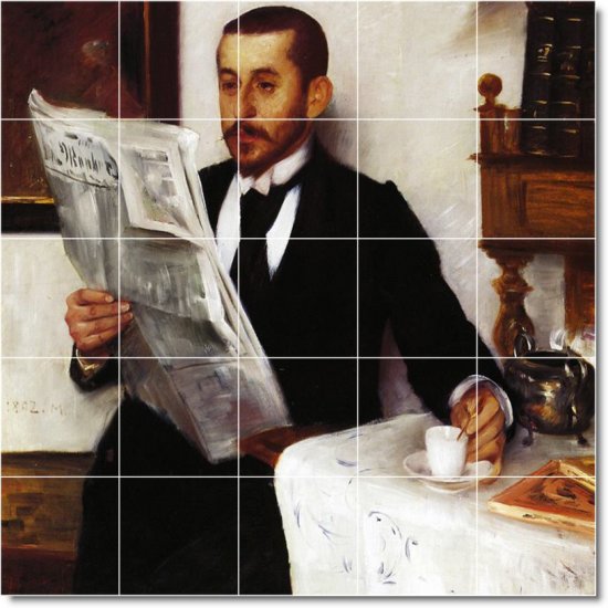 Corinth Men Mural Wall Tile Room Remodeling Idea Decorate House
