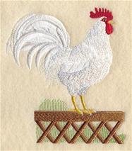 Leghorn Rooster Fingertip Hand Towel Set