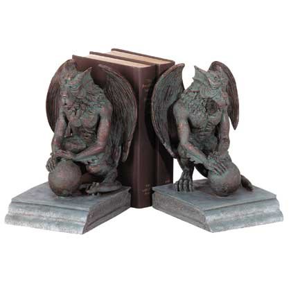 Gargoyle Bookends