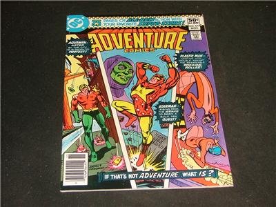 Adventure Comics #477 Nov '80 Plastic Man.Aquaman,Star