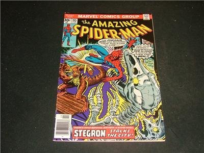 Amazing Spider-Man #165 Feb '77 Stegron Stalks The City