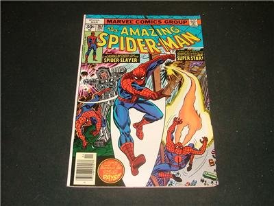 Amazing Spider-Man #167 Apr 77 Stalked By Spider Slayer