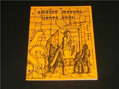 Amazon Mutual Wants You! Book, Magazine Rare! Games '82