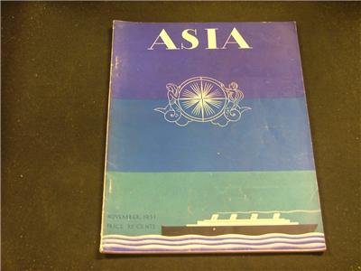 Asia November 1931