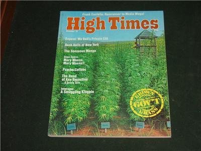 High Times Magazine Nov. '76 Frank Costello Rumrunner