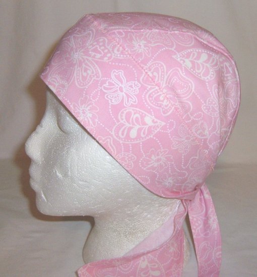 Pink Spring Flowers Head Wrap