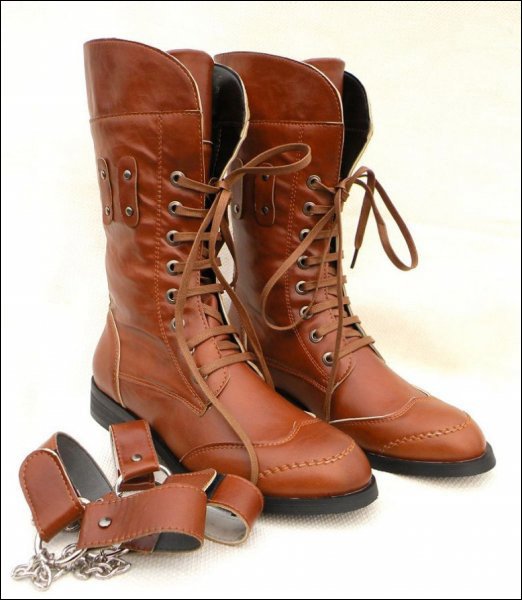 Punk Rock MENS BLACK GOTH PUNK ROCK BAND BUCKLE BOOTS A60