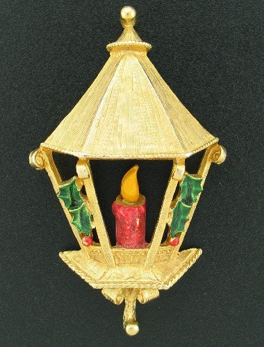 Gerry's Vintage English Lantern Brooch Bro2174