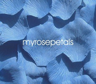 Petals - 1000 Silk Rose Petals Wedding Favors - Solid Colors - Deep Blue