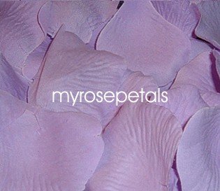 Petals - 200 Silk Rose Petals Wedding Favors - Solid Colors - Lavender