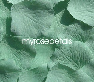 Petals - 200 Silk Rose Petals Wedding Favors - Solid Colors - Pistachio