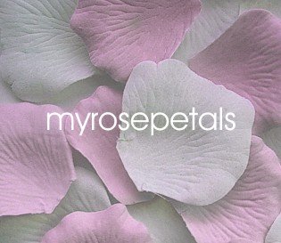 Petals - 200 Wedding Silk Rose Flower Petals Wedding Favors - Pink & White