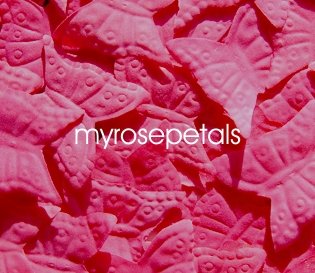 Petals - 200 Butterfly Shaped Silk Rose Petals - Wedding Favors - Hot Pink