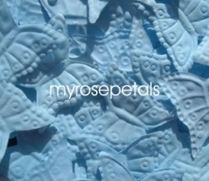 Petals - 1000 Butterfly Shaped Silk Rose Flower Petals Wedding Favors - Powder Blue