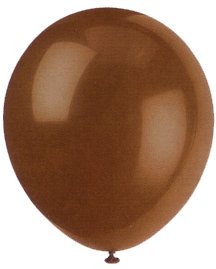 Balloons - 12" Latex Balloons - 144/Bag - Birthday Party/Wedding Celebration - Brown