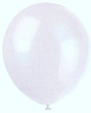Balloons - 12" Latex Balloons - 144/Bag - Birthday Party/Wedding Celebration - White