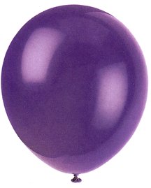 Balloons - 12" Latex Balloons - 144/Bag - Birthday Party/Wedding Celebration - Purple