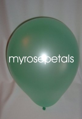 Balloons - 12" Latex Pearlized Balloons - 144/Bag - Party/Wedding - Mint Green