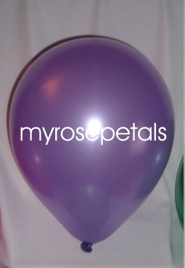 Balloons - 12" Latex Pearlized Balloons - 144/Bag - Party/Wedding - Lavender