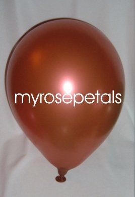 Balloons - 12" Latex Pearlized Balloons - 144/Bag - Party/Wedding - Copper