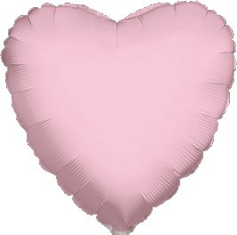 12 Mylar/Foil Balloons Lot Wedding/Party-Heart- 18" - Pink