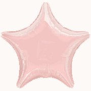 12 Mylar/Foil Balloons Lot Wedding/Party- Stars - 20" - Pink