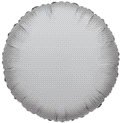 12 Mylar/Foil Balloons Lot Wedding/Party- Round - 18" - Silver