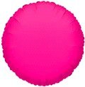 12 Mylar/Foil Balloons Lot Wedding/Party- Round - 18" - Hot Pink