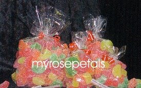 Clear Cello/Cellophane Bags - Flat - 100 Bags - 3" x 5" - Party/Wedding Favors