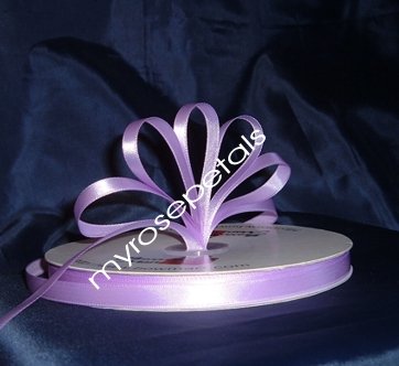 Ribbon - Satin Ribbon- 3/8" Single Face 100 Yards (300 FT) - Lavender-Sewing-Craft - Wedding Favors