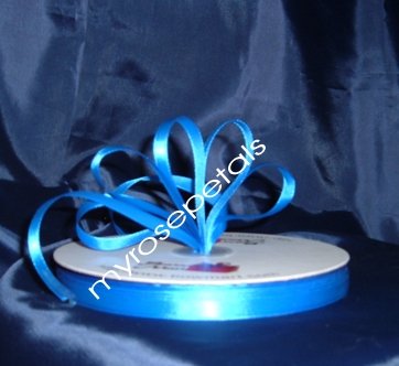 Ribbon - Satin Ribbon- 3/8" Single Face 100 Yards (300 FT)- Royal Blue-Sewing-Craft -Wedding Favors