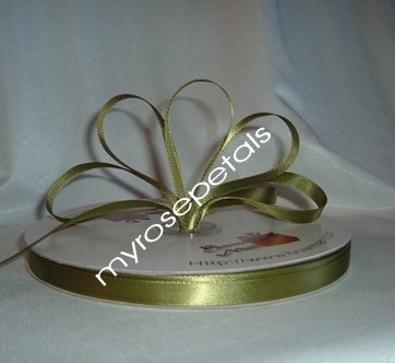 Ribbon - Satin Ribbon- 3/8" Single Face 100 Yards (300 FT)- Sage -Sewing-Craft -Wedding Favors