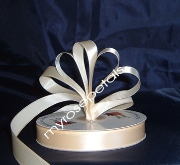 Ribbon - Satin Ribbon- 5/8" Single Face 50 Yards (150 FT) - Ivory -Sewing-Craft- Wedding Favors