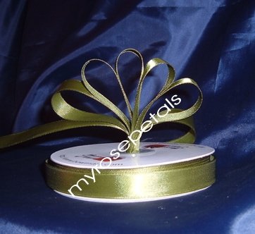 Ribbon - Satin Ribbon- 5/8" Single Face 50 Yards (150 FT) - Sage -Sewing-Craft- Wedding Favors