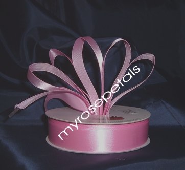 Ribbon - Satin Ribbon- 7/8" Single Face 50 Yards (150 FT)- Pink -Sewing-Craft -Wedding Favors