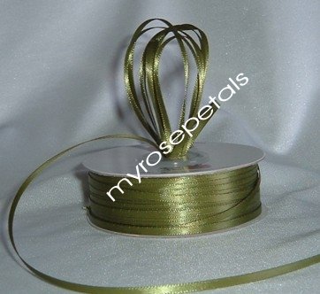 Satin Ribbon- 1/8" Double Face 100 Yards (300 FT) - Sage -Sewing-Craft-Wedding Favors