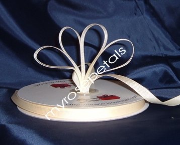 Grosgrain Ribbon 3/8" - 50 Yards (150 FT) - Ivory - Sewing - Craft - Wedding Favors