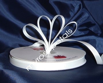 Grosgrain Ribbon 3/8" - 50 Yards (150 FT) - White - Sewing - Craft - Wedding Favors
