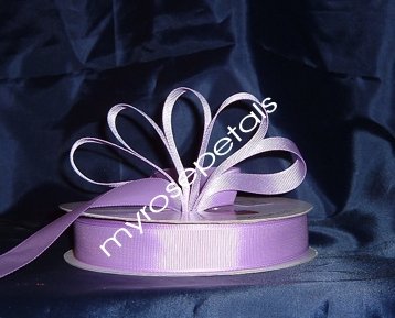 Grosgrain Ribbon 7/8" - 50 Yards (150 FT) - Lavender -Sewing- Craft - Wedding Favors