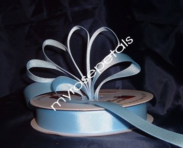 Grosgrain Ribbon 7/8" - 50 Yards (150 FT) - Light Blue -Sewing- Craft - Wedding Favors