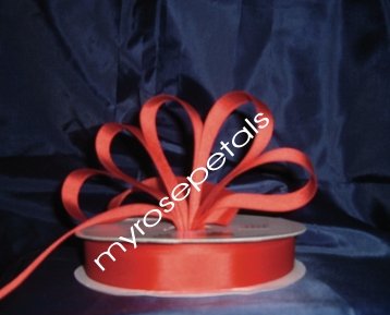 Grosgrain Ribbon 7/8" - 50 Yards (150 FT) - Red -Sewing- Craft - Wedding Favors