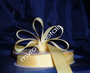 Grosgrain Ribbon 7/8" - 50 Yards (150 FT) - Yellow -Sewing- Craft - Wedding Favors