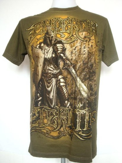 Emperor Eternity Warrior Shield Helmet Fighter Sword T-Shirt L