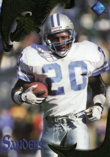 1997 97 Excalibur Barry Sanders card #47 Detroit Lions