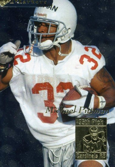 1998 98 Collector's Edge 1st. Place Markers Michael Pittman Arizona Cardinals RC Rookie card #1