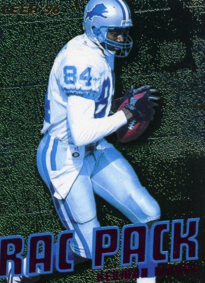 1996 96 Fleer RAC Pack Herman Moore card 8 of 10 Detroit Lions